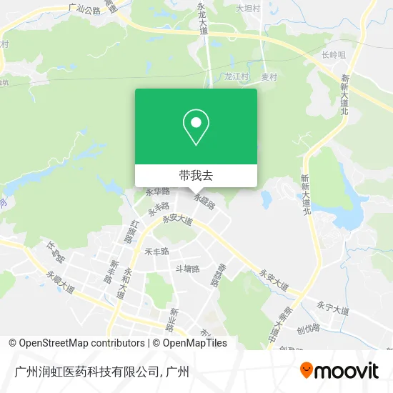 广州润虹医药科技有限公司地图