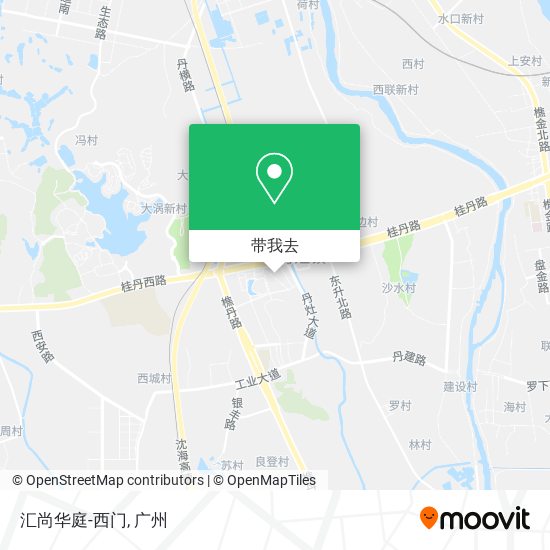 汇尚华庭-西门地图