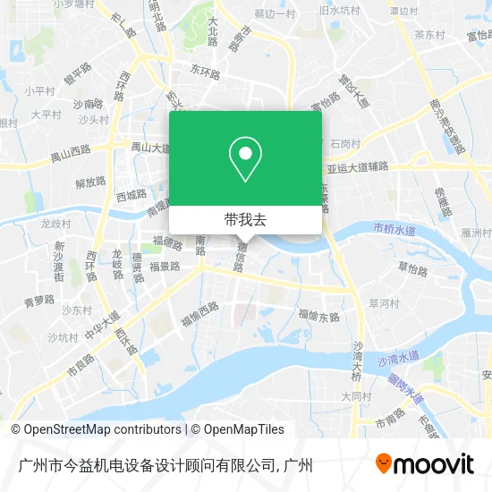 广州市今益机电设备设计顾问有限公司地图