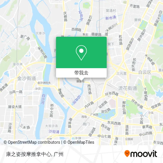 康之姿按摩推拿中心地图