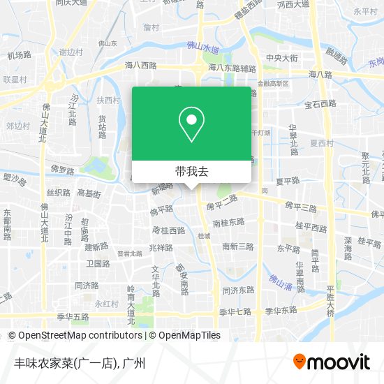 丰味农家菜(广一店)地图