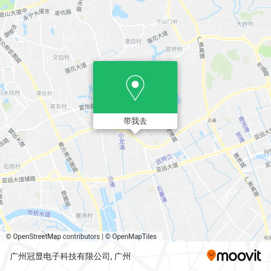 广州冠显电子科技有限公司地图