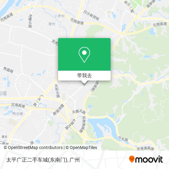 太平广正二手车城(东南门)地图