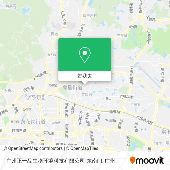 广州正一品生物环境科技有限公司-东南门地图