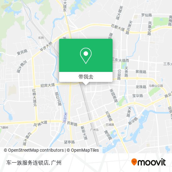 车一族服务连锁店地图
