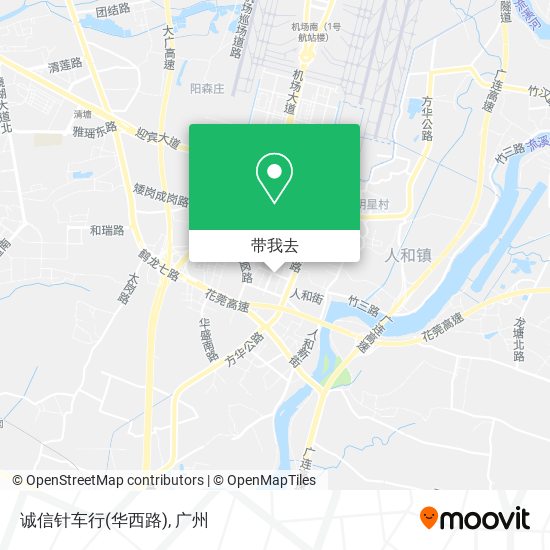 诚信针车行(华西路)地图