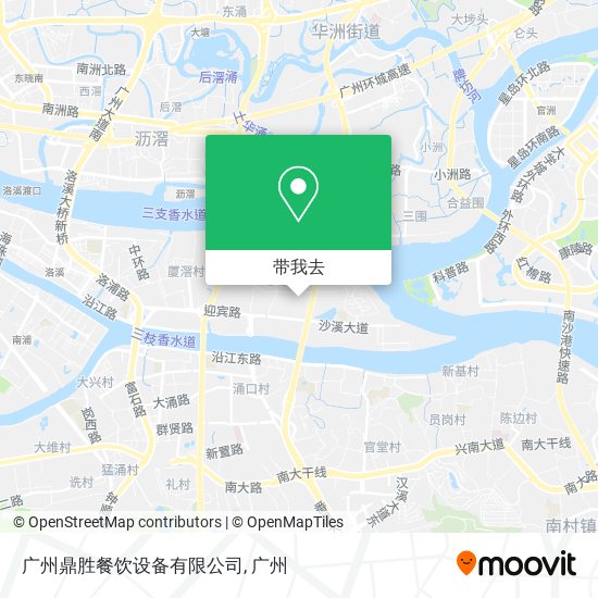 广州鼎胜餐饮设备有限公司地图