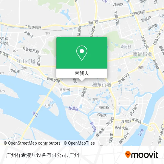 广州祥希液压设备有限公司地图