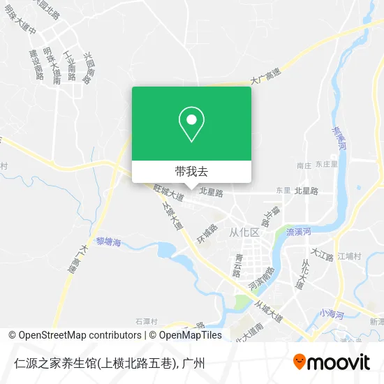 仁源之家养生馆(上横北路五巷)地图