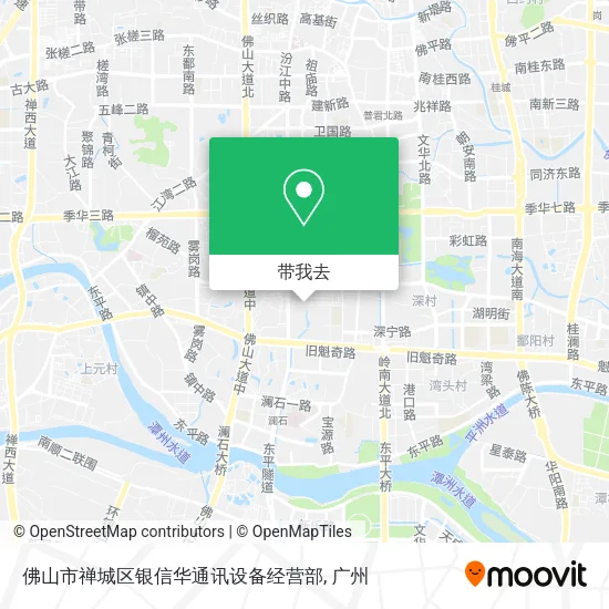 佛山市禅城区银信华通讯设备经营部地图
