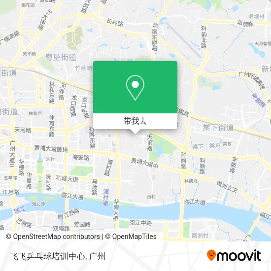 飞飞乒乓球培训中心地图