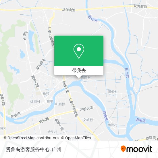 贤鲁岛游客服务中心地图