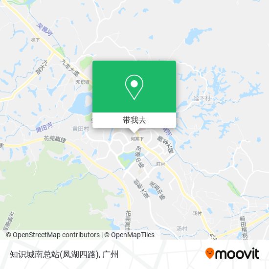 知识城南总站(凤湖四路)地图