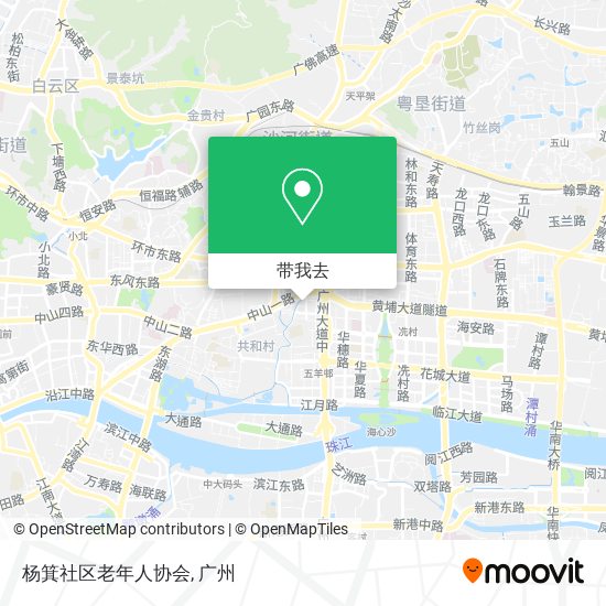 杨箕社区老年人协会地图