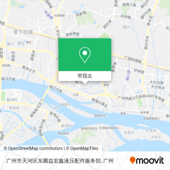 广州市天河区东圃益宏鑫液压配件服务部地图
