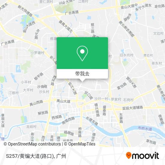 S257/黄编大道(路口)地图