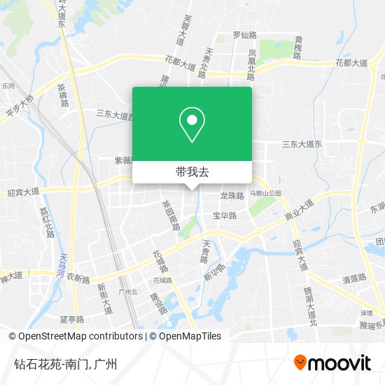 钻石花苑-南门地图
