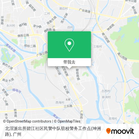 北滘派出所碧江社区民警中队驻校警务工作点(坤洲路)地图