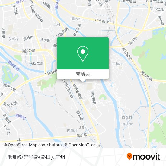 坤洲路/昇平路(路口)地图