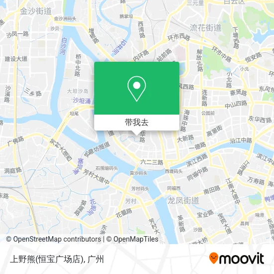 上野熊(恒宝广场店)地图