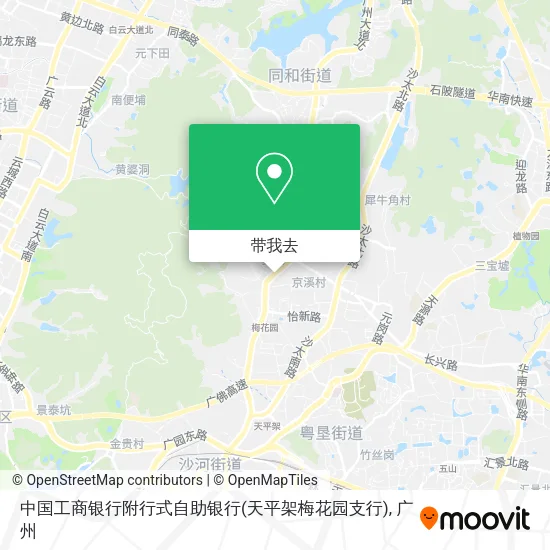 中国工商银行附行式自助银行(天平架梅花园支行)地图