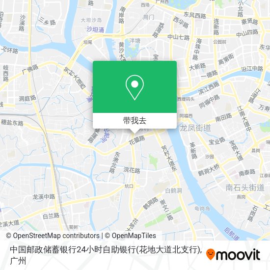 中国邮政储蓄银行24小时自助银行(花地大道北支行)地图