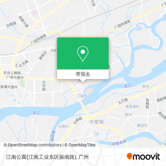 江南公寓(江南工业东区振南路)地图