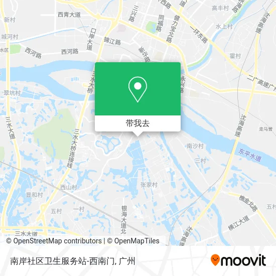 南岸社区卫生服务站-西南门地图