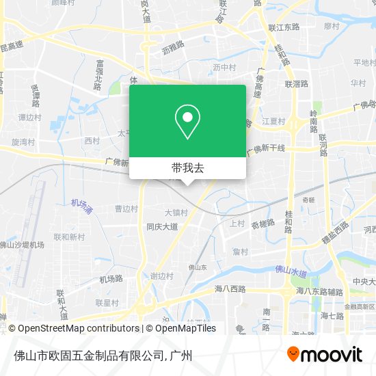 佛山市欧固五金制品有限公司地图