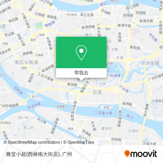 雅堂小超(西禄南大街店)地图