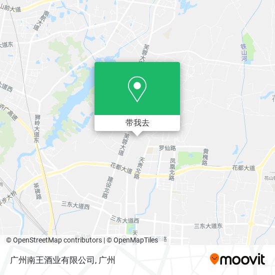 广州南王酒业有限公司地图