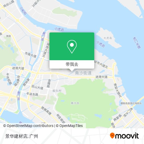 景华建材店地图