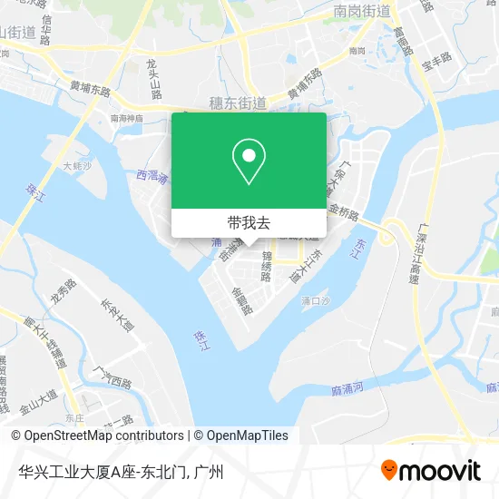 华兴工业大厦A座-东北门地图