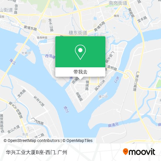 华兴工业大厦B座-西门地图