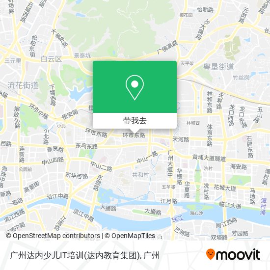 广州达内少儿IT培训(达内教育集团)地图