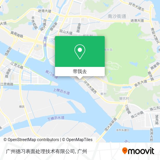 广州德习表面处理技术有限公司地图