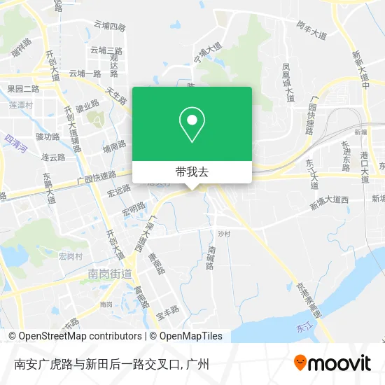 南安广虎路与新田后一路交叉口地图