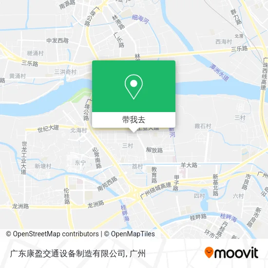 广东康盈交通设备制造有限公司地图