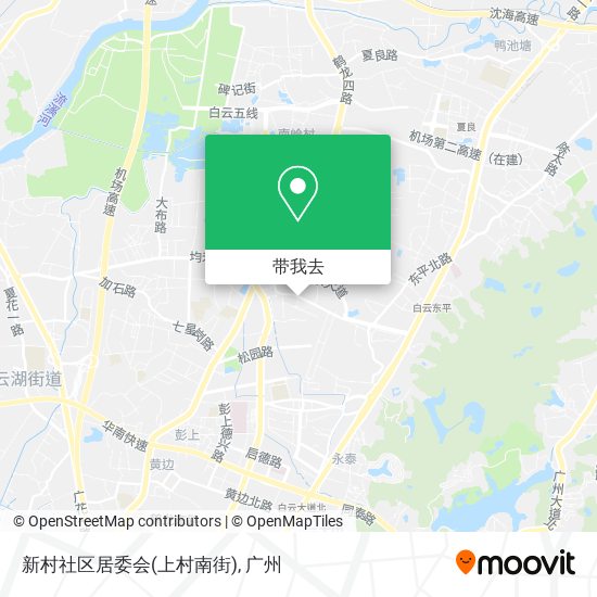 新村社区居委会(上村南街)地图