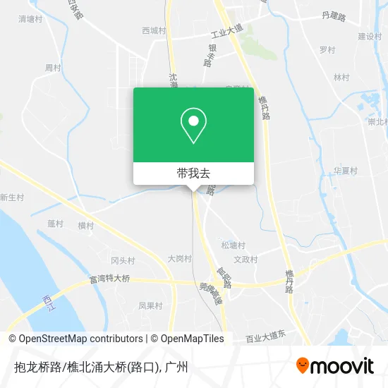 抱龙桥路/樵北涌大桥(路口)地图