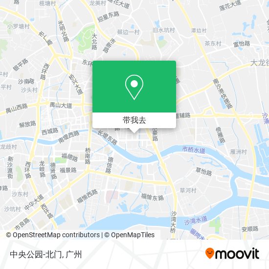 中央公园-北门地图
