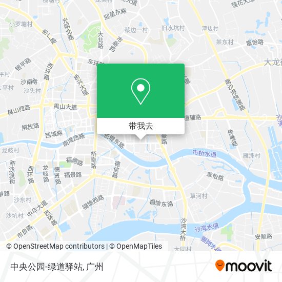 中央公园-绿道驿站地图