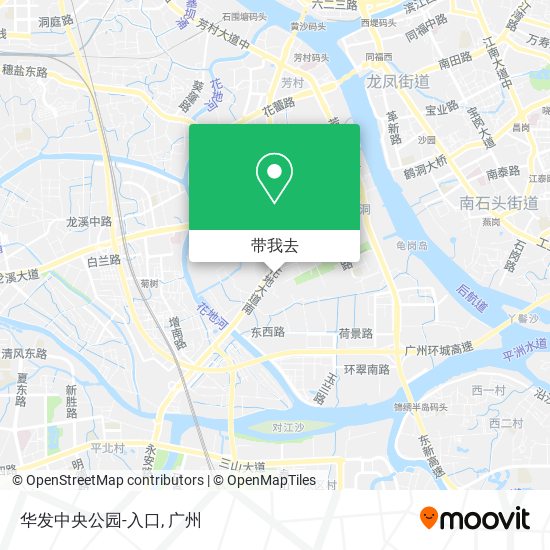 华发中央公园-入口地图