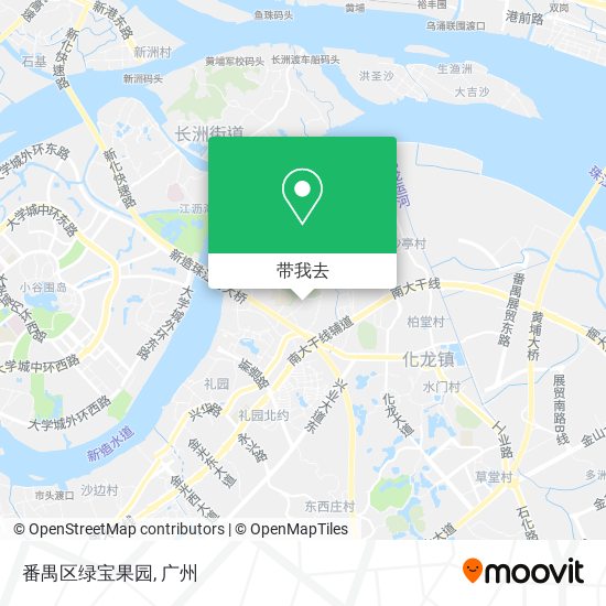 番禺区绿宝果园地图
