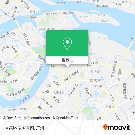 番禺区绿宝果园地图