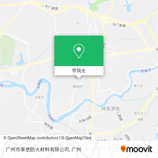 广州市泰堡防火材料有限公司地图