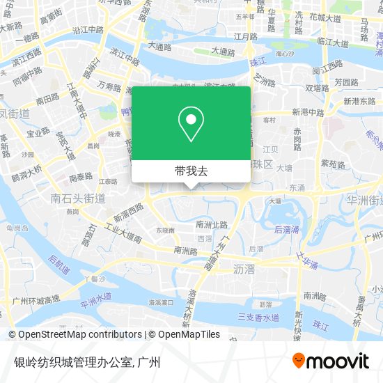 银岭纺织城管理办公室地图