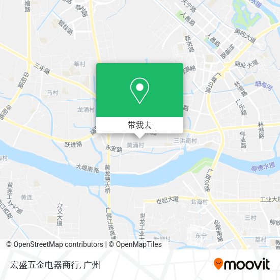 宏盛五金电器商行地图