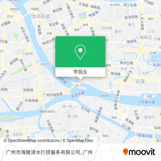 广州市海隆潜水打捞服务有限公司地图