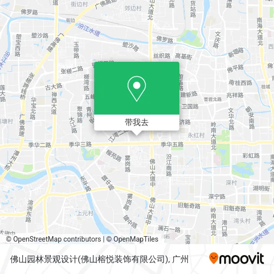 佛山园林景观设计(佛山榕悦装饰有限公司)地图
